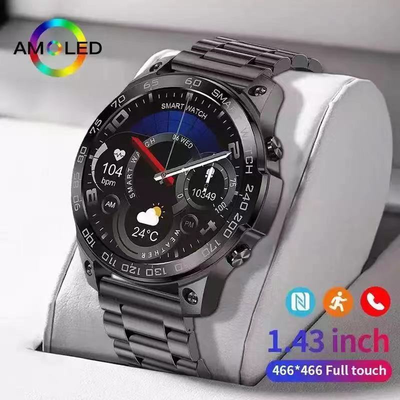 2023 1.45 ġ AMOLED Ʈ ġ  DM50   ׻ ũ  ð  IOS BT Smartwatch
